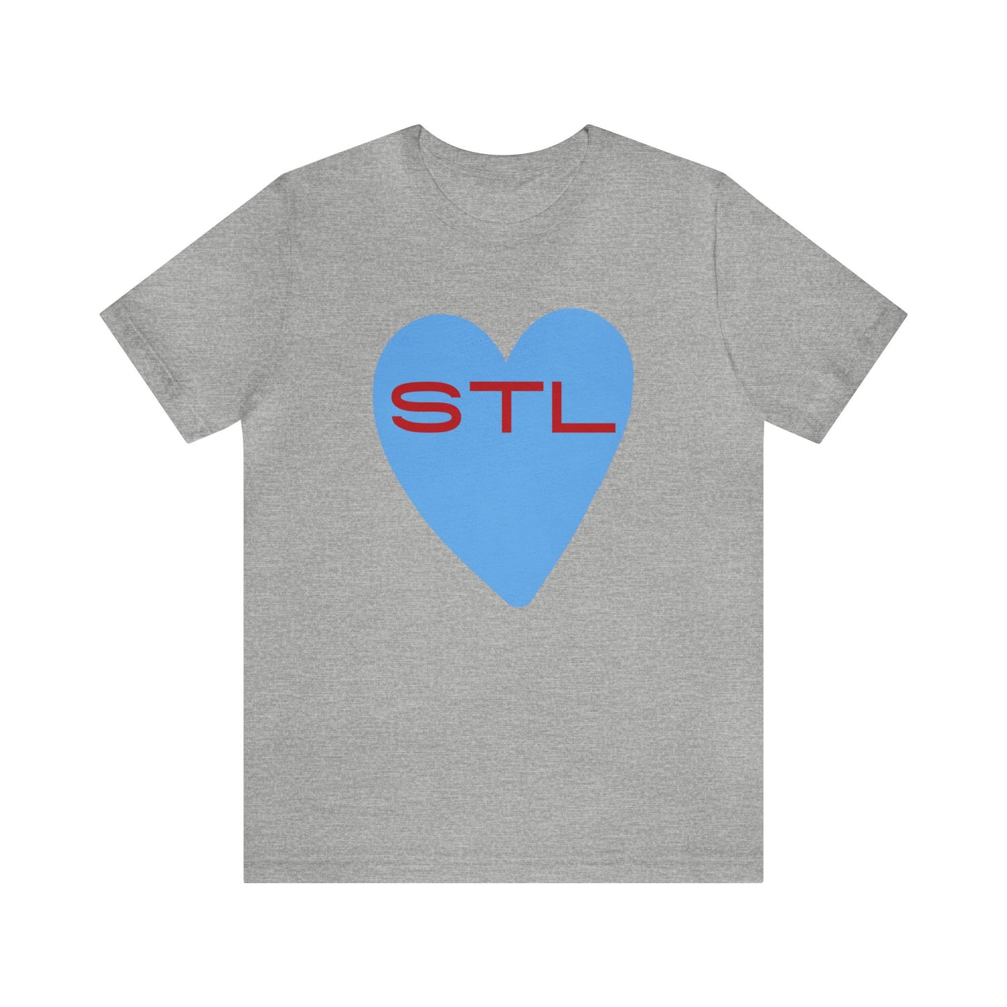 St Louis Baseball Fan "I Heart STL" Womens Jersey Short Sleeve Tshirt