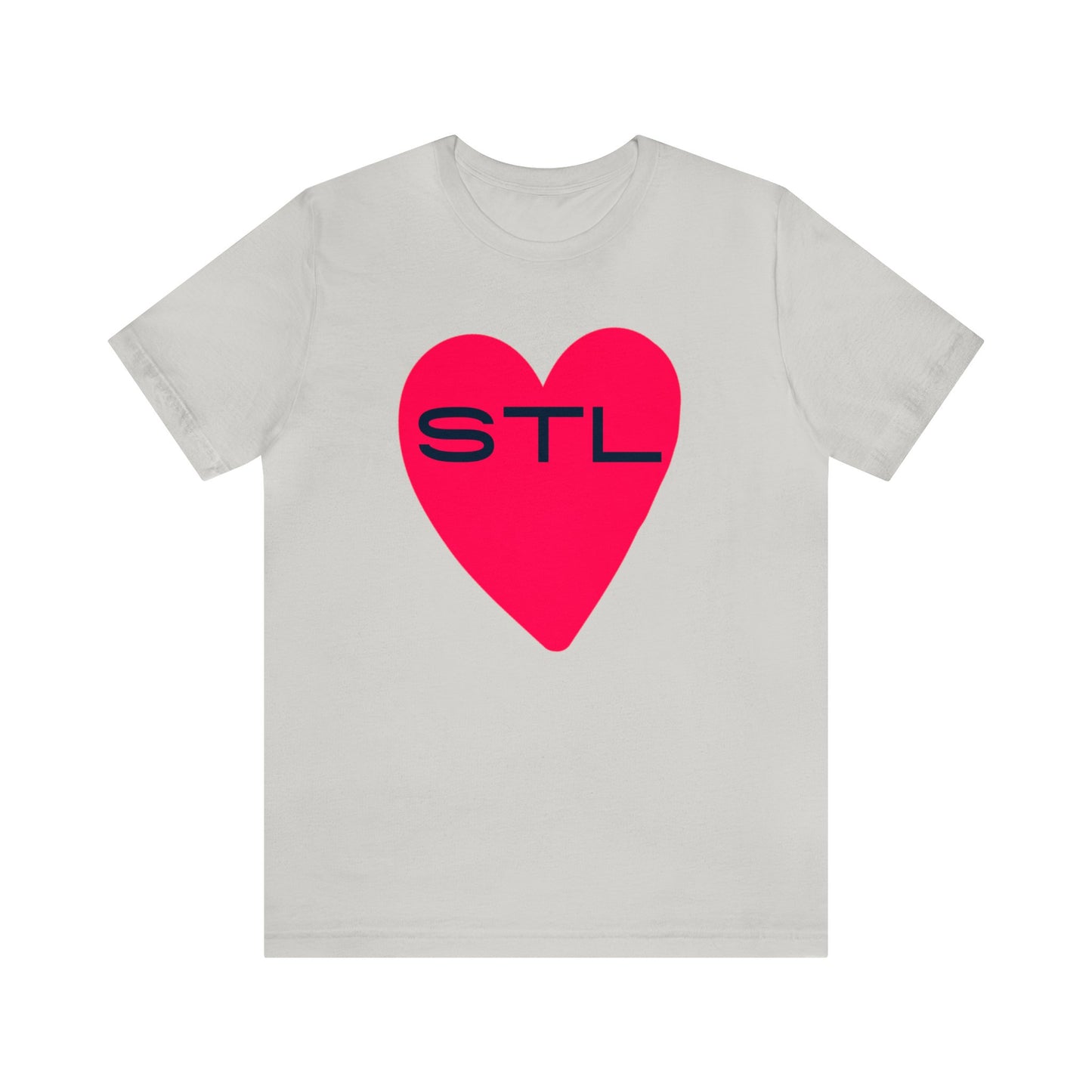 St Louis Soccer Fan "I Heart STL" Womens Jersey Short Sleeve Tshirt