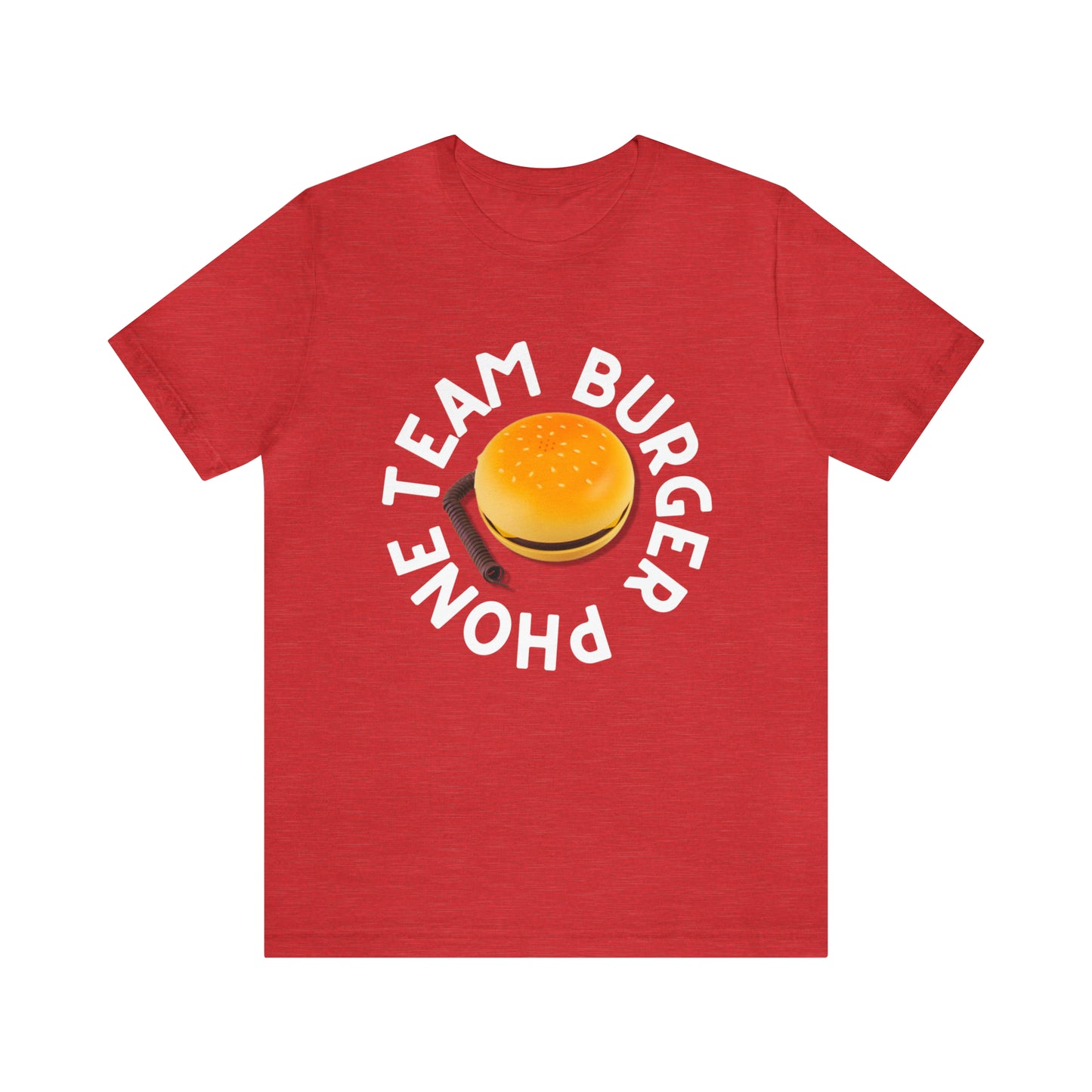 St Louis Baseball Fan "Team Burger Phone" Womens Tee