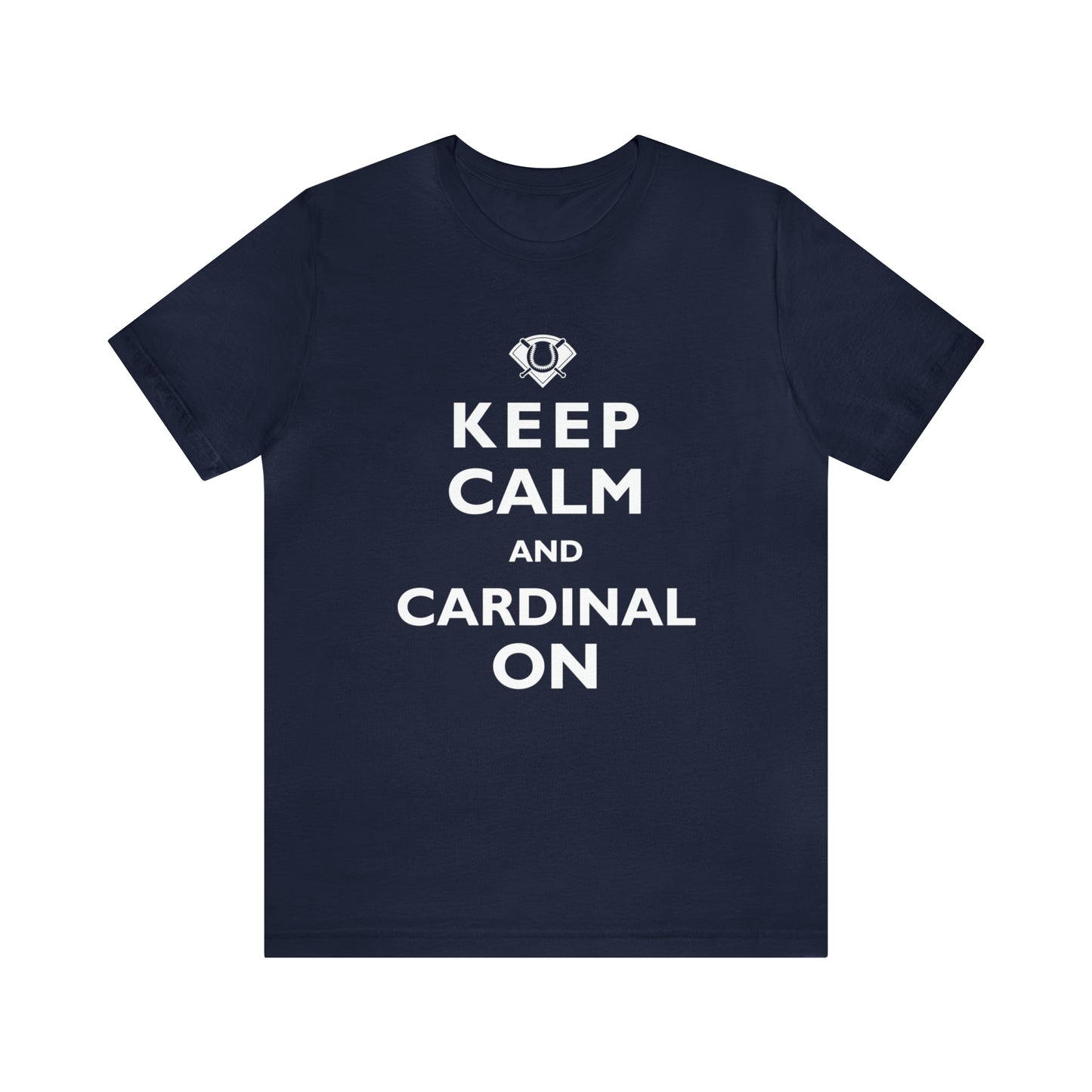 St Louis Baseball "Keep Calm and Cardinal On" Womens Tee