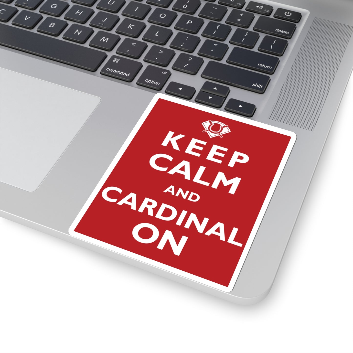 St Louis Baseball "Keep Calm and Cardinal On" Indoor Vinyl Stickers