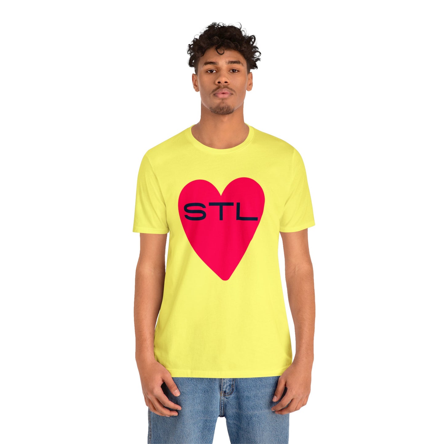 St Louis Soccer Fan "I Heart STL" Womens Jersey Short Sleeve Tshirt