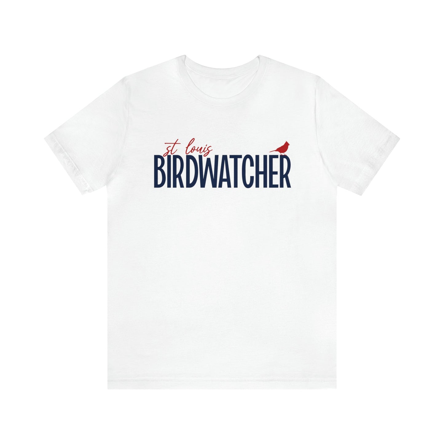 St Louis Baseball Fan "St Louis Birdwatcher" Mens Tee