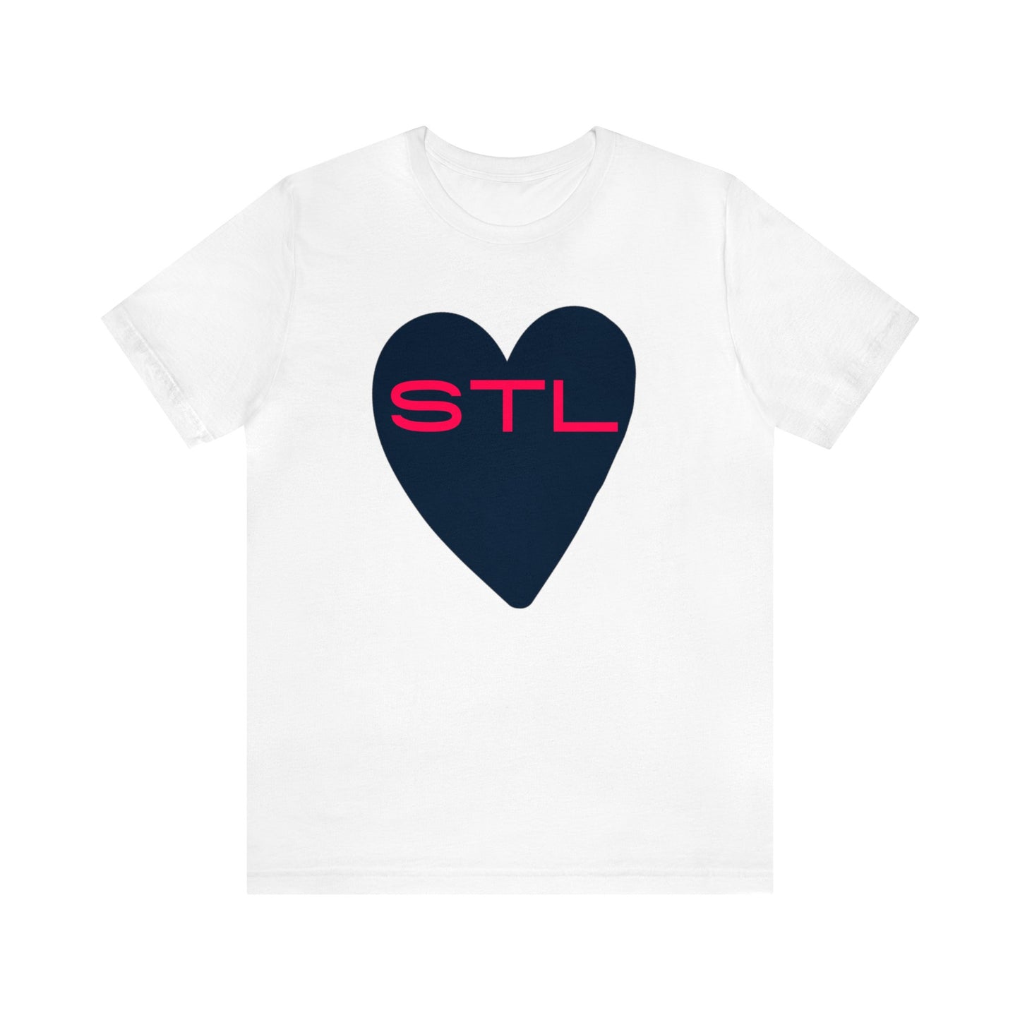 St Louis Soccer Fan "I Heart STL" Womens Jersey Short Sleeve Tshirt