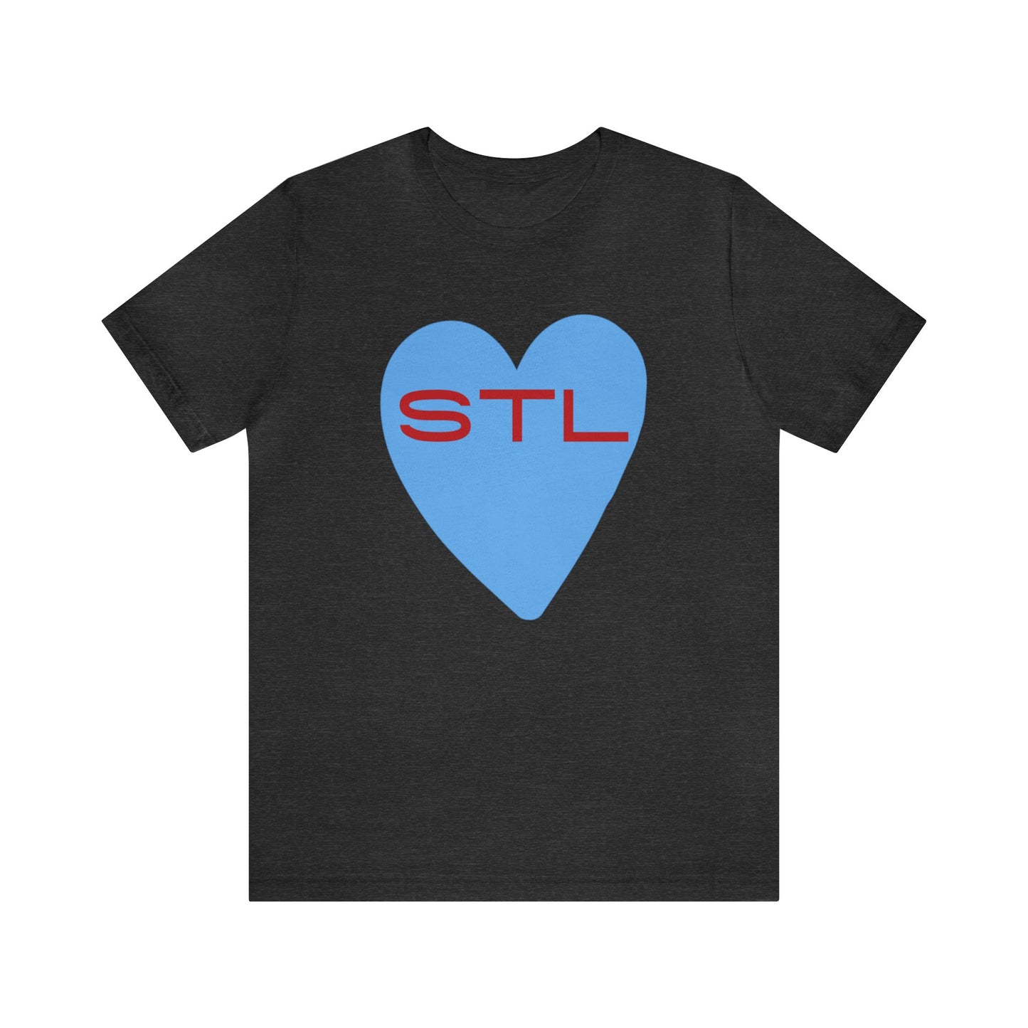 St Louis Baseball Fan "I Heart STL" Womens Jersey Short Sleeve Tshirt