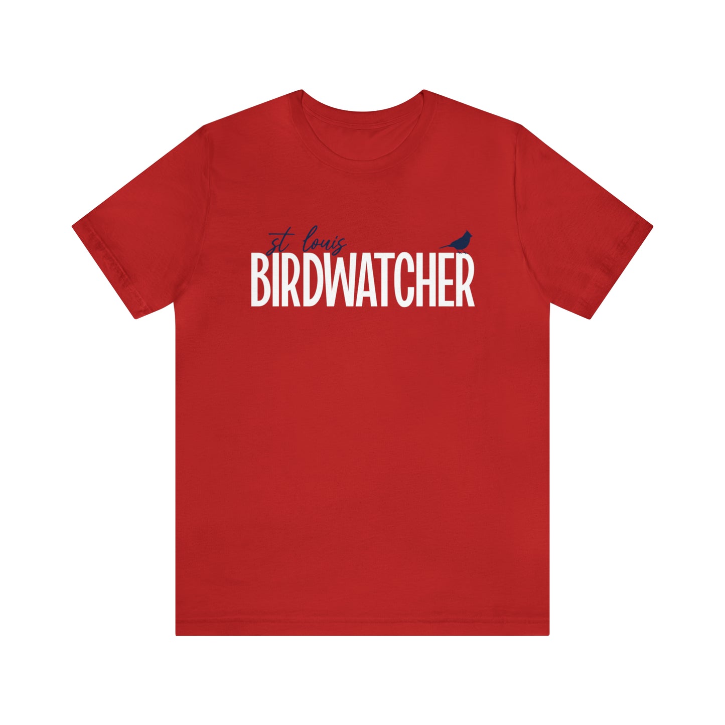 St Louis Baseball Fan "St Louis Birdwatcher" Womens Tee