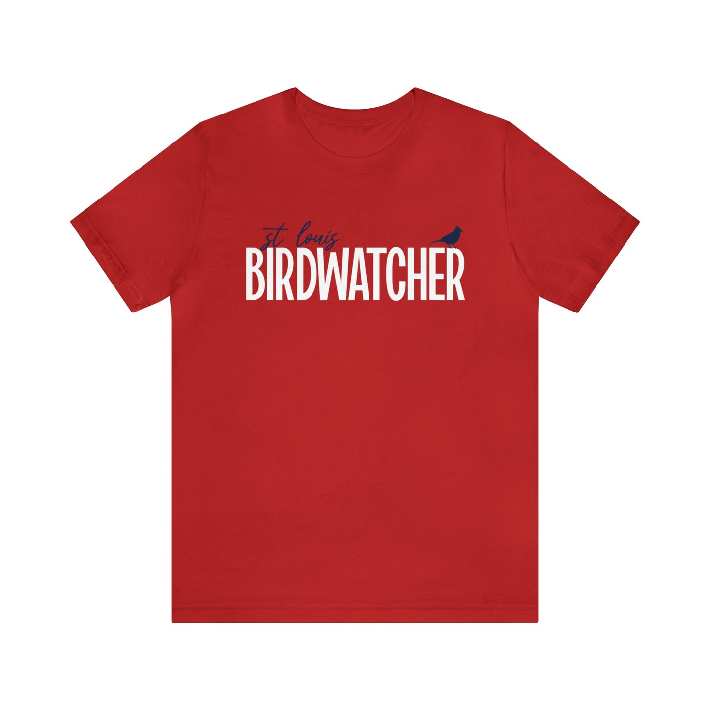 St Louis Baseball Fan "St Louis Birdwatcher" Mens Tee