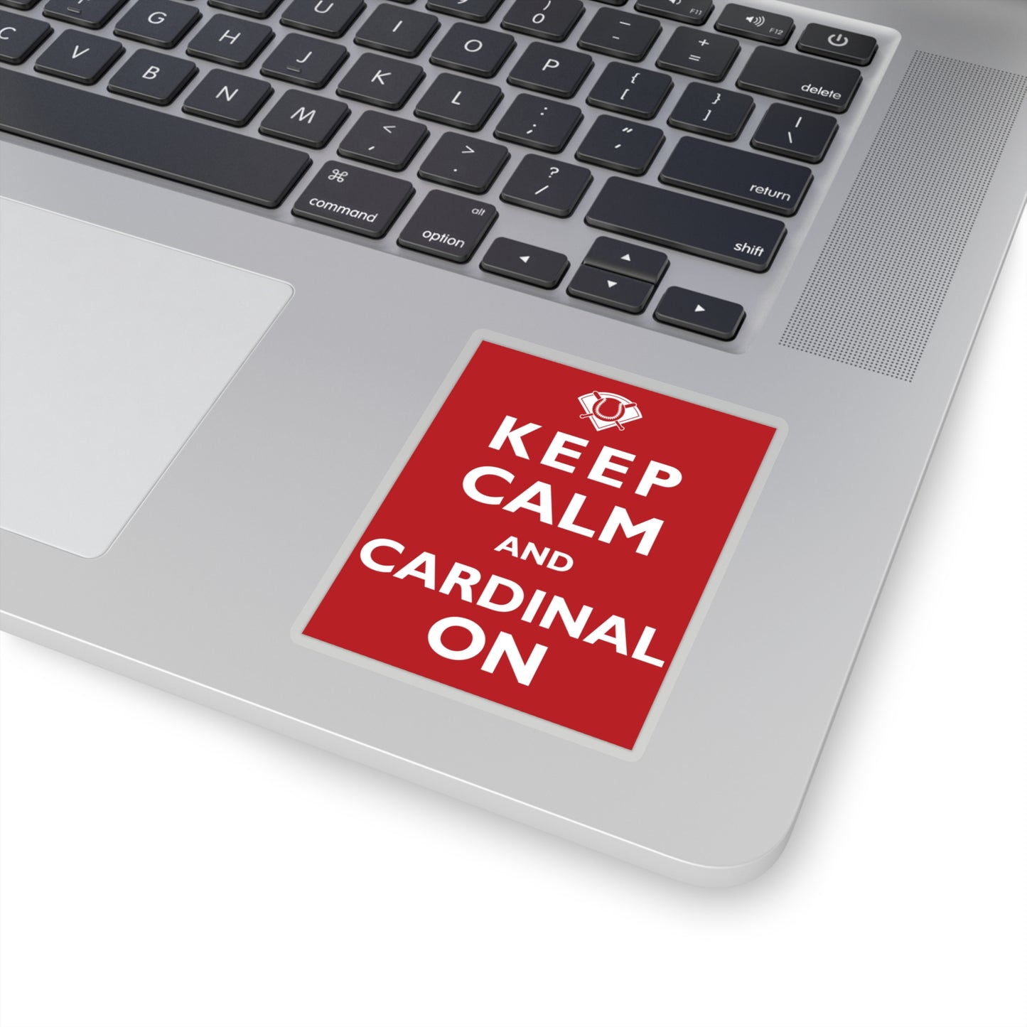 St Louis Baseball "Keep Calm and Cardinal On" Indoor Vinyl Stickers