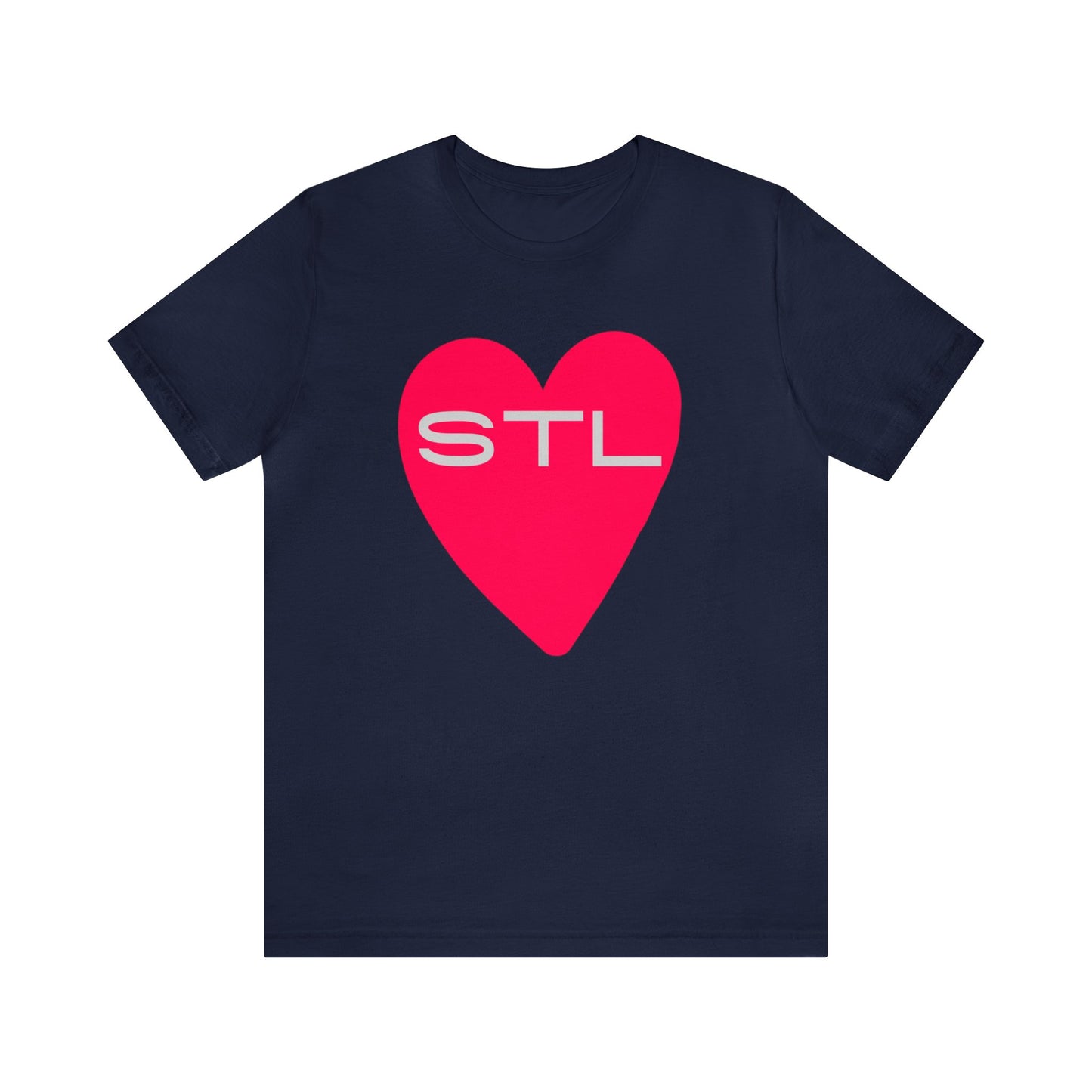 St Louis Soccer Fan "I Heart STL" Womens Jersey Short Sleeve Tshirt