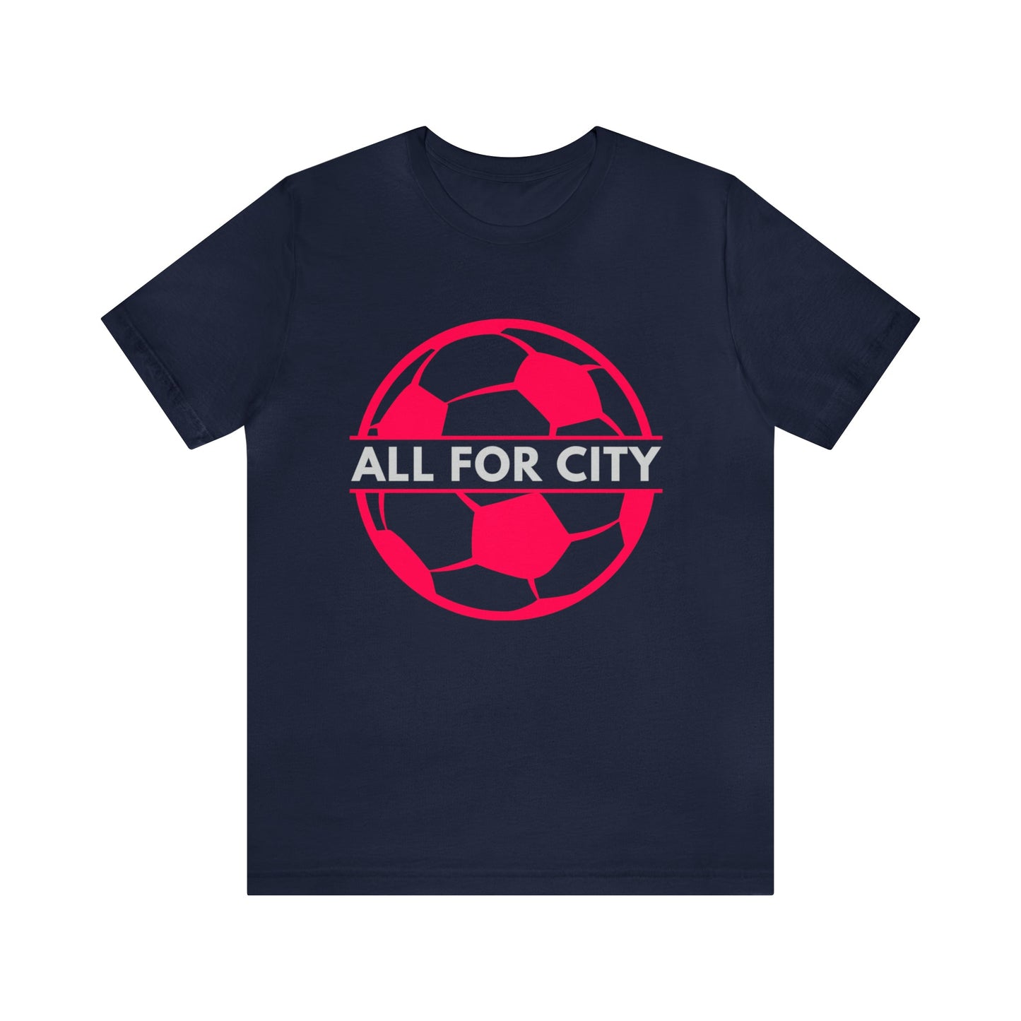 St Louis Soccer Fan "All for City" Mens Tee