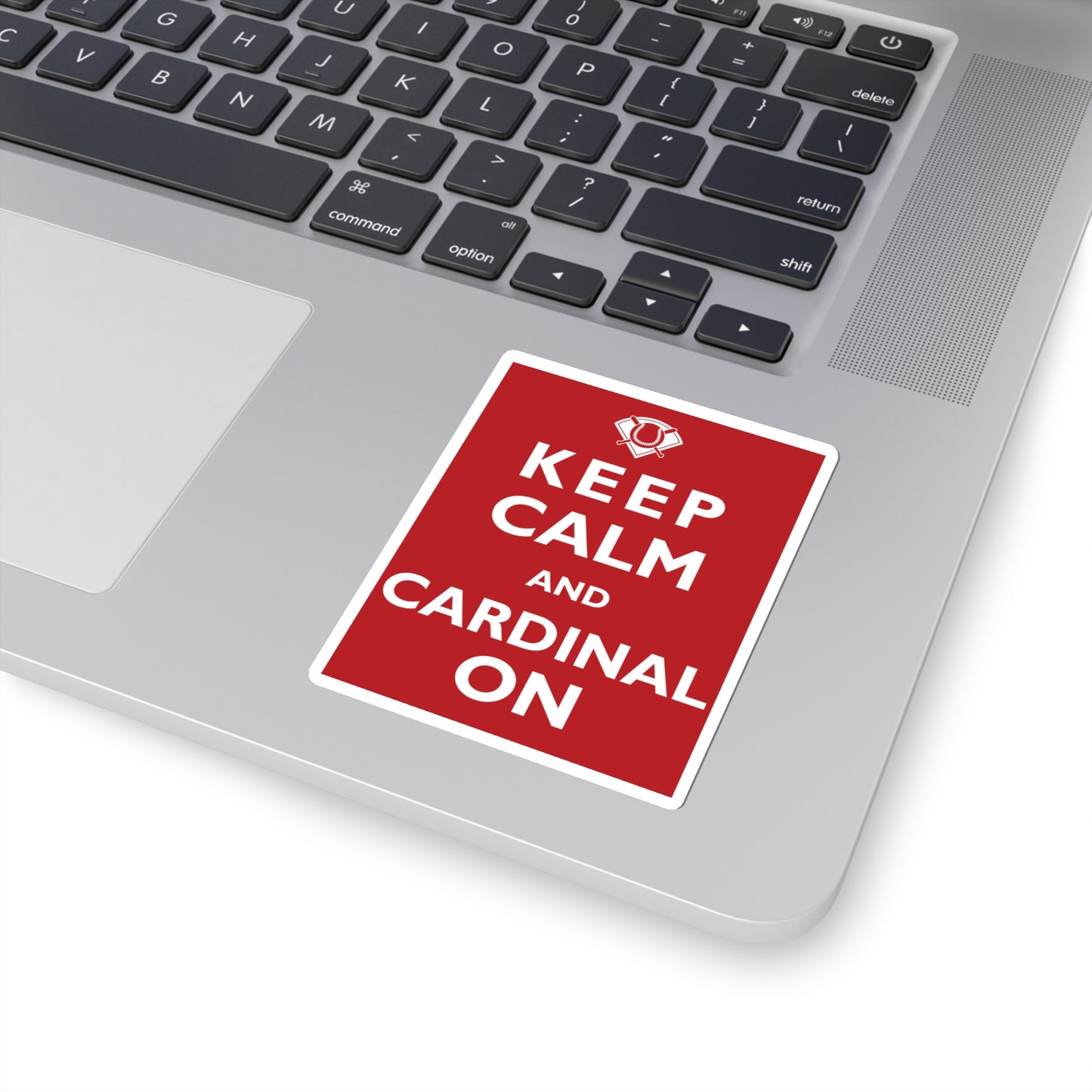 St Louis Baseball "Keep Calm and Cardinal On" Indoor Vinyl Stickers