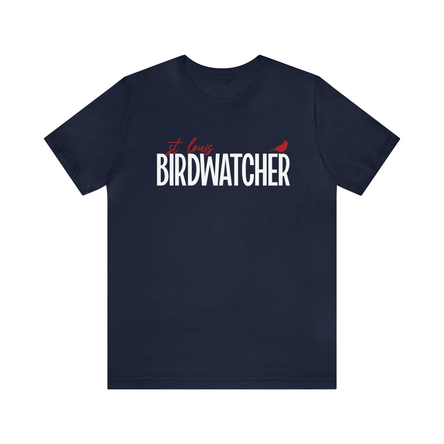 St Louis Baseball Fan "St Louis Birdwatcher" Mens Tee