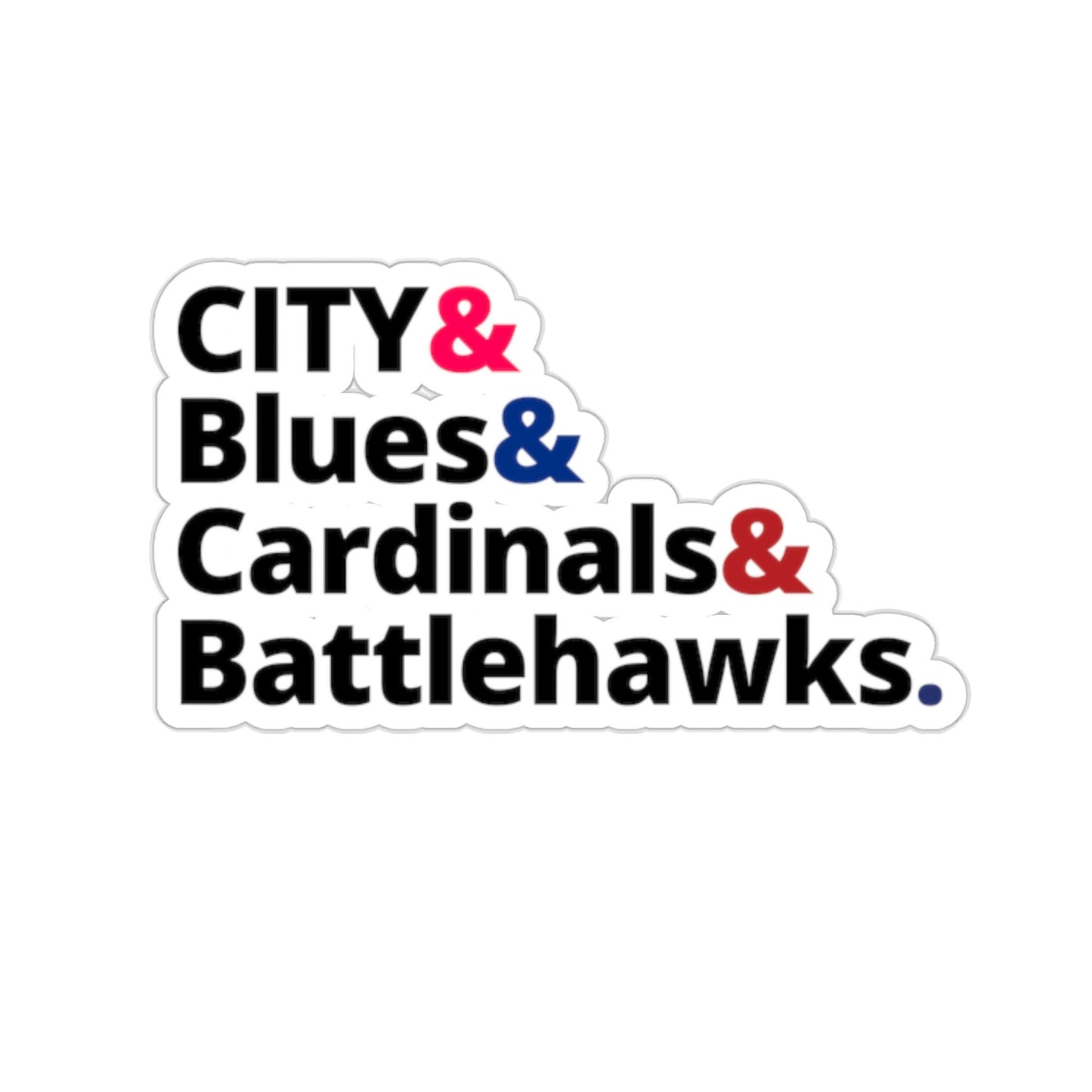 St Louis Sports Teams Sticker