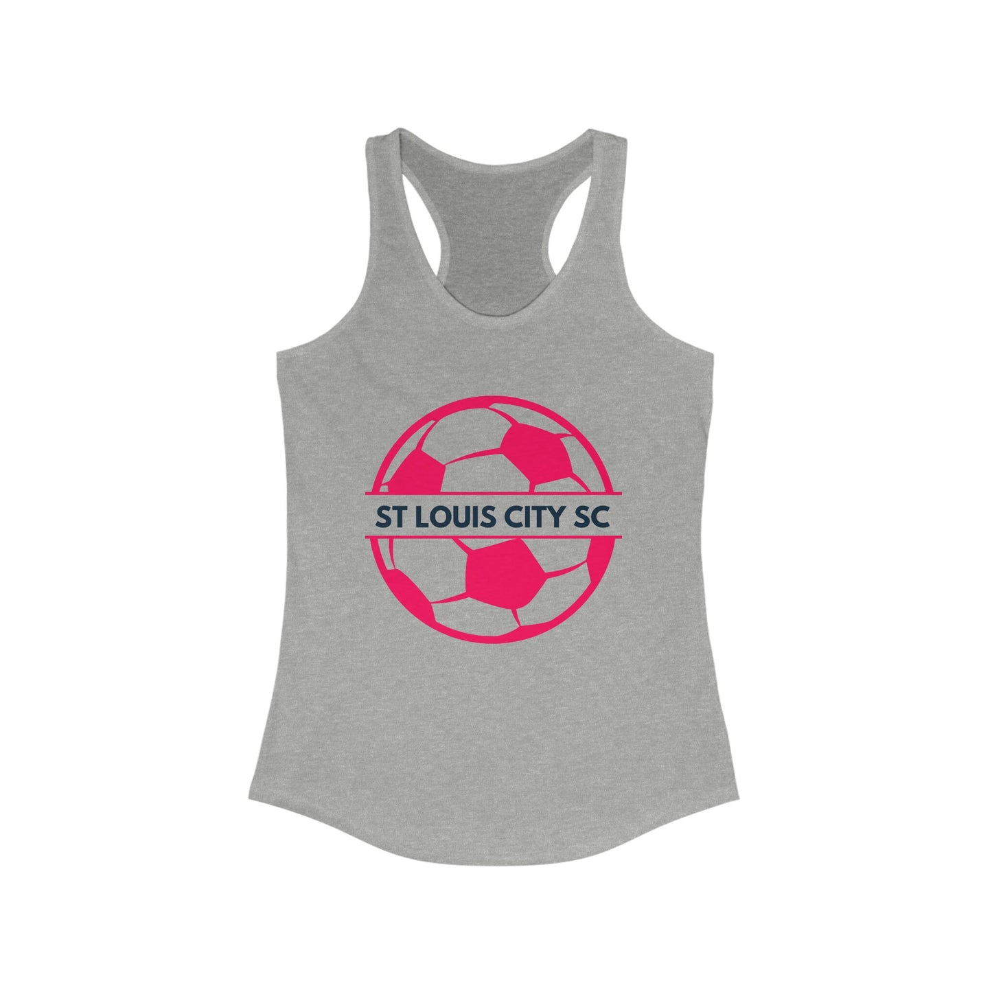 St Louis Soccer Fan Womens Racerback Tank Top