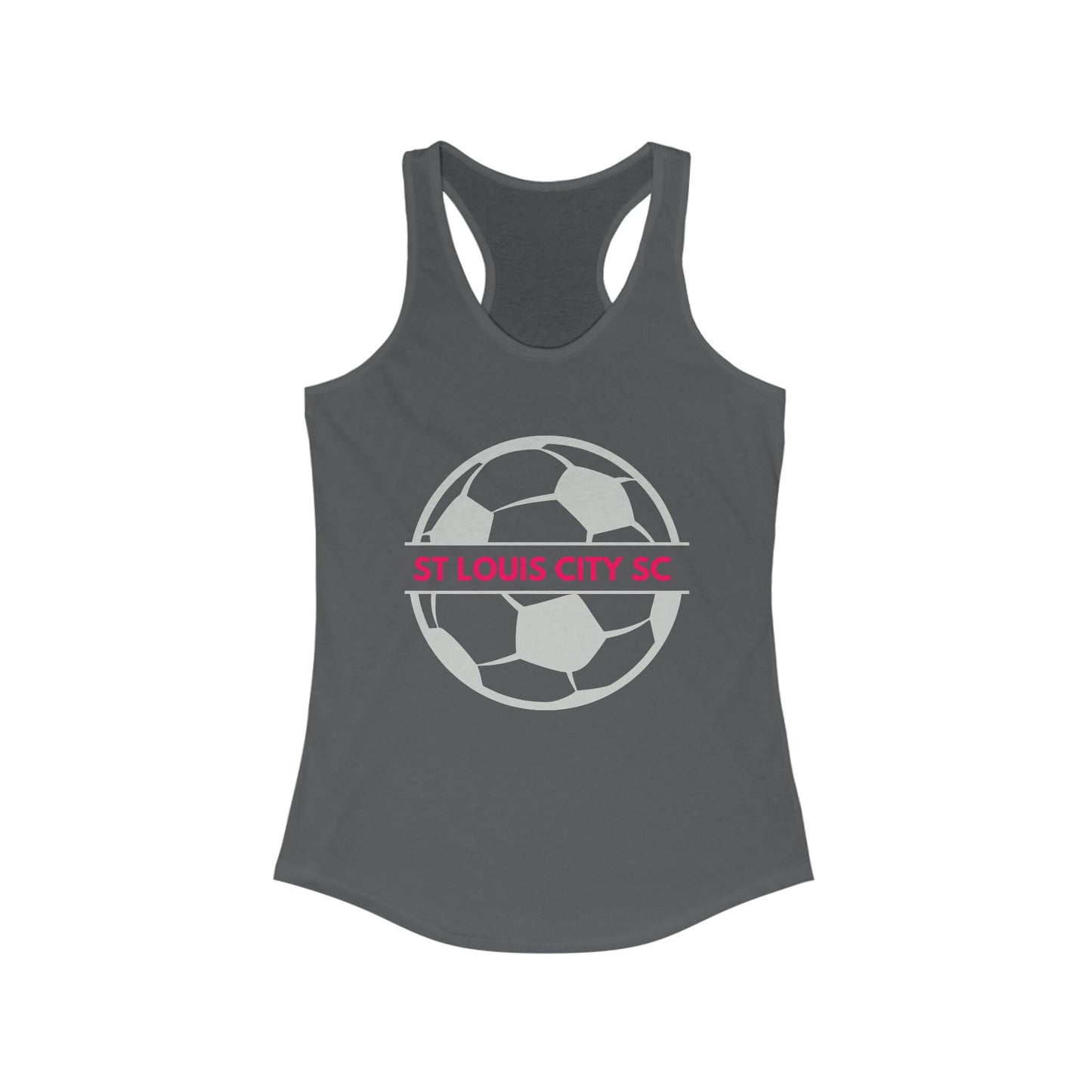 St Louis Soccer Fan Womens Racerback Tank Top