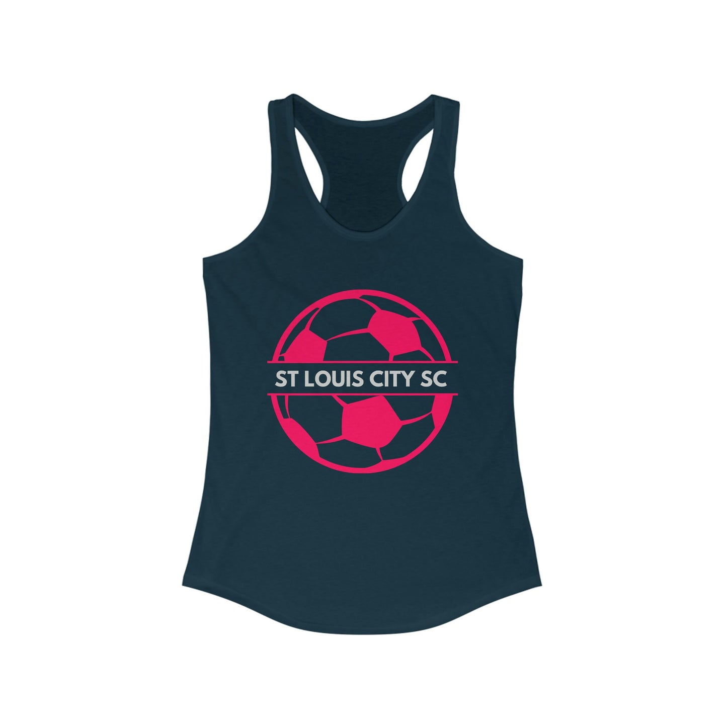 St Louis Soccer Fan Womens Racerback Tank Top