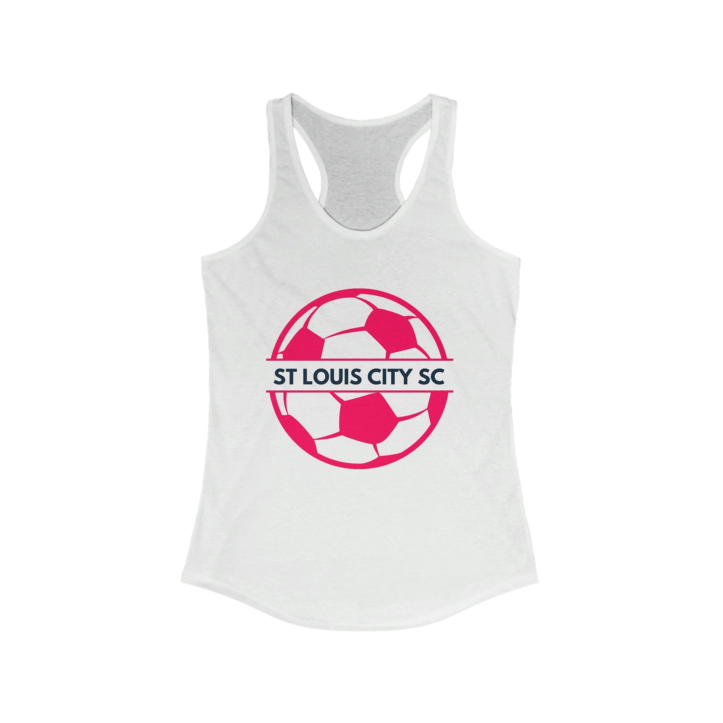 St Louis Soccer Fan Womens Racerback Tank Top