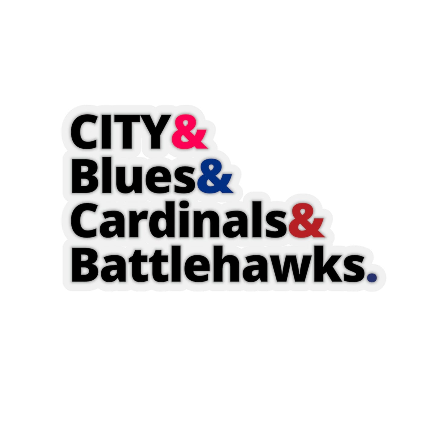 St Louis Sports Teams Sticker