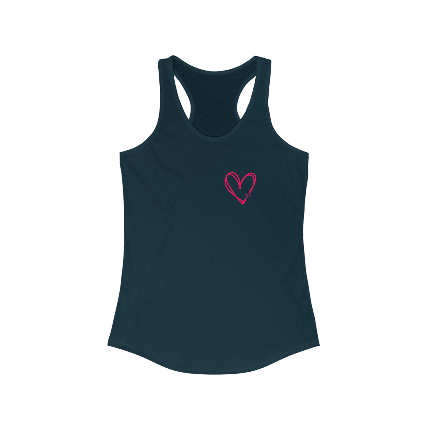 St Louis Soccer Heart "city" Womens Racerback Tank Top