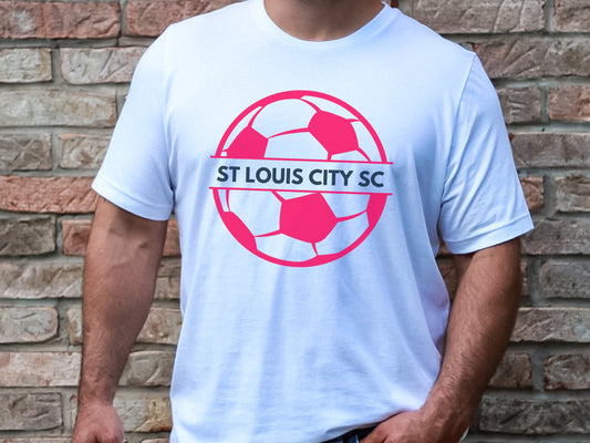 St Louis Soccer Fan Mens Tee