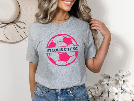 St Louis Soccer Fan Womens Tee