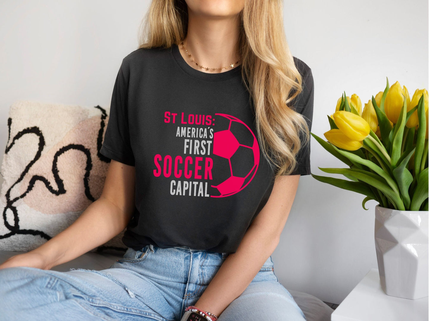 St Louis: America's First Soccer Capital Womens Tee