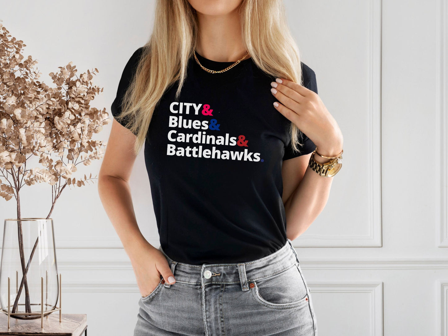 St Louis Sports Teams Fans Womens Tee