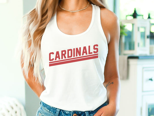 St Louis Baseball Womens Racerback Tank Top