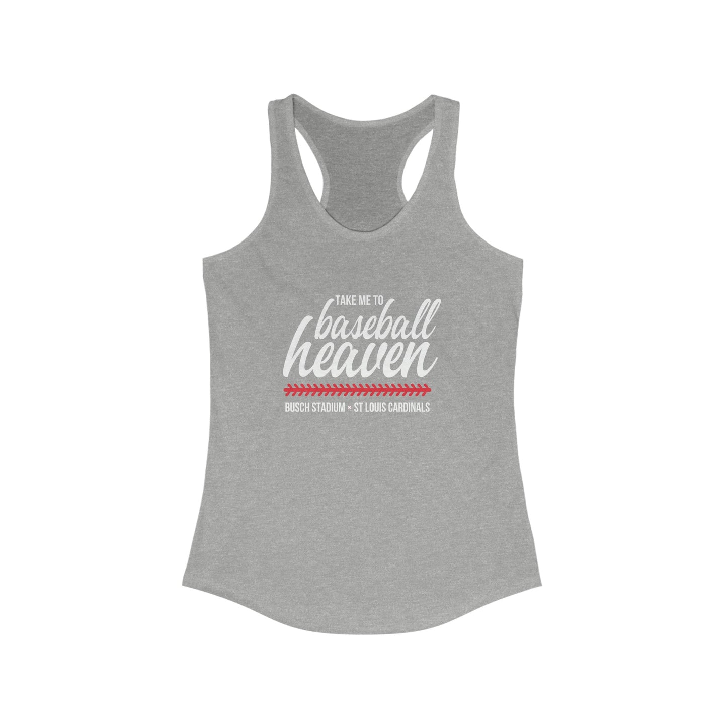 St Louis Baseball Heaven Womens Racerback Tank Top