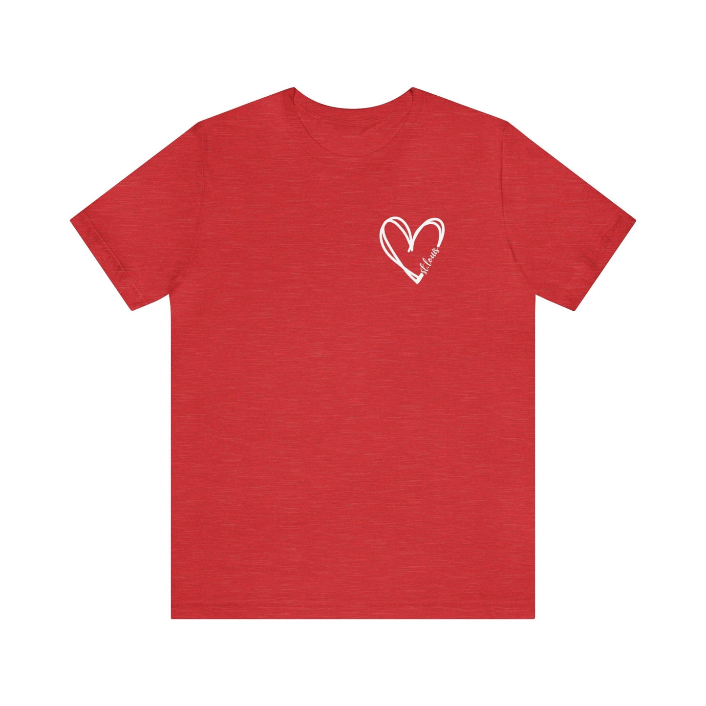 St Louis Heart Womens Tee