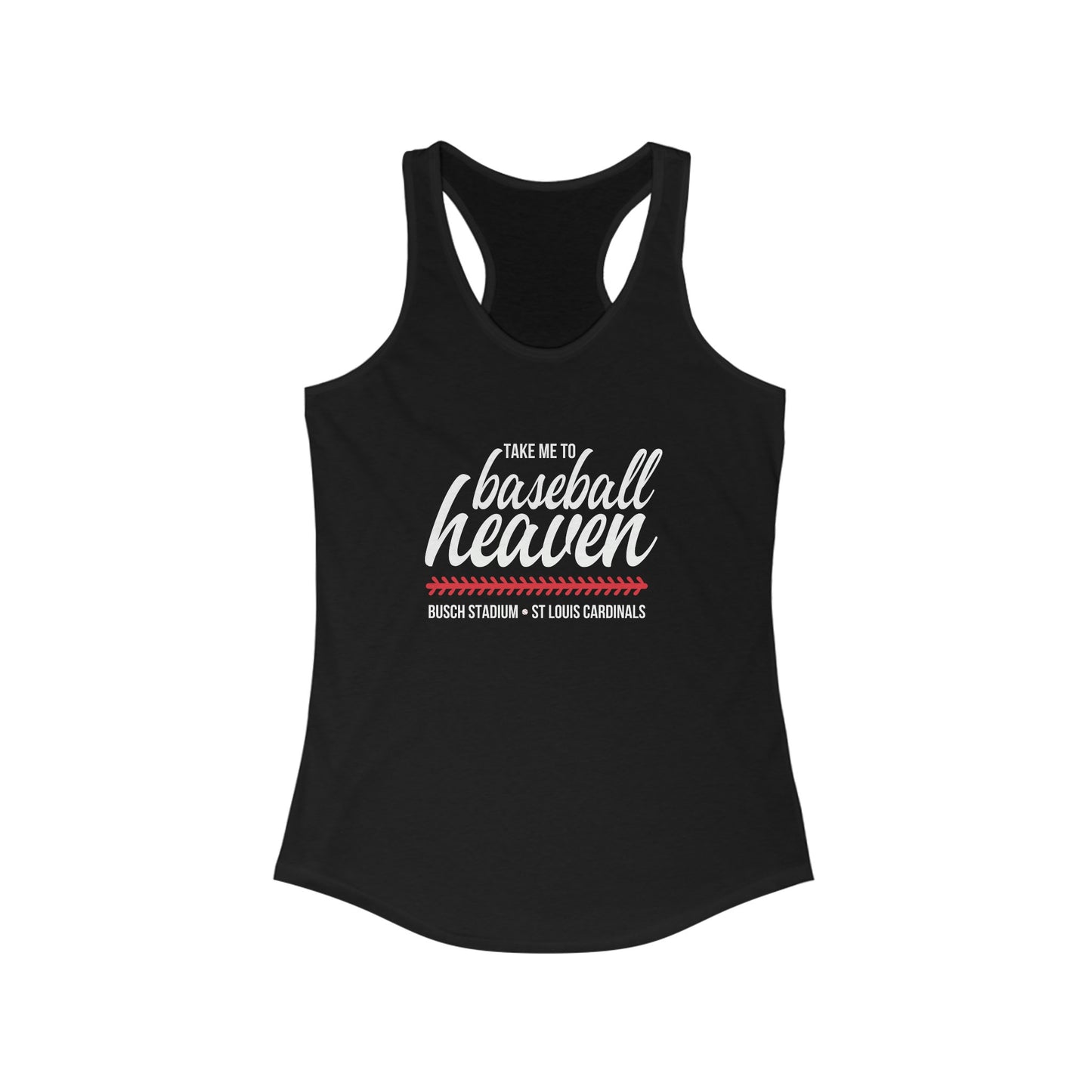 St Louis Baseball Heaven Womens Racerback Tank Top