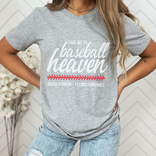 St Louis Baseball Heaven Womens Tee